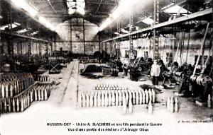 Hussein-Dey - Usine Blachere - Fabrication d'obus - 1916